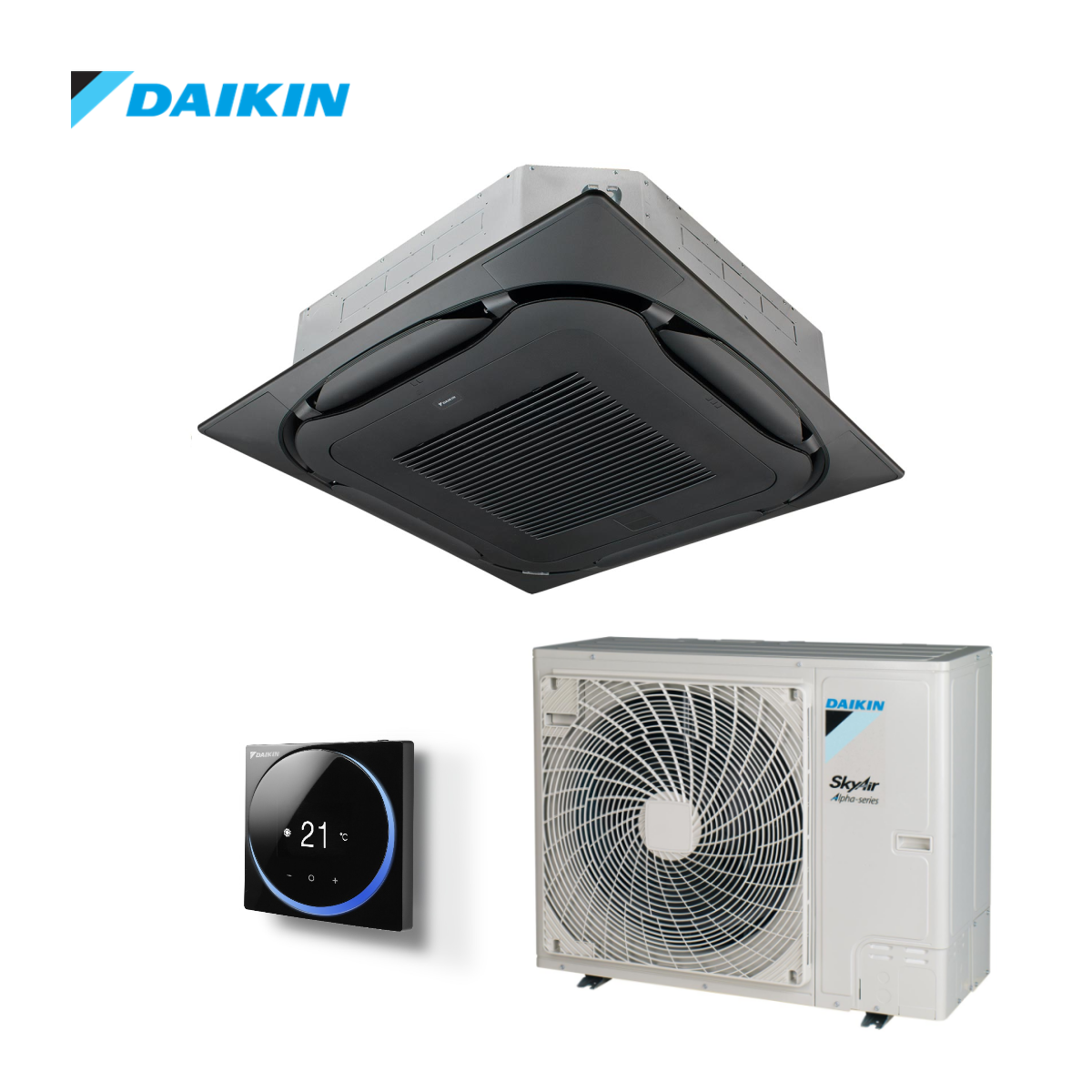 Daikin Roundflow Cassette Airco FCAG71B + RZASG71NV 7,1kW ...